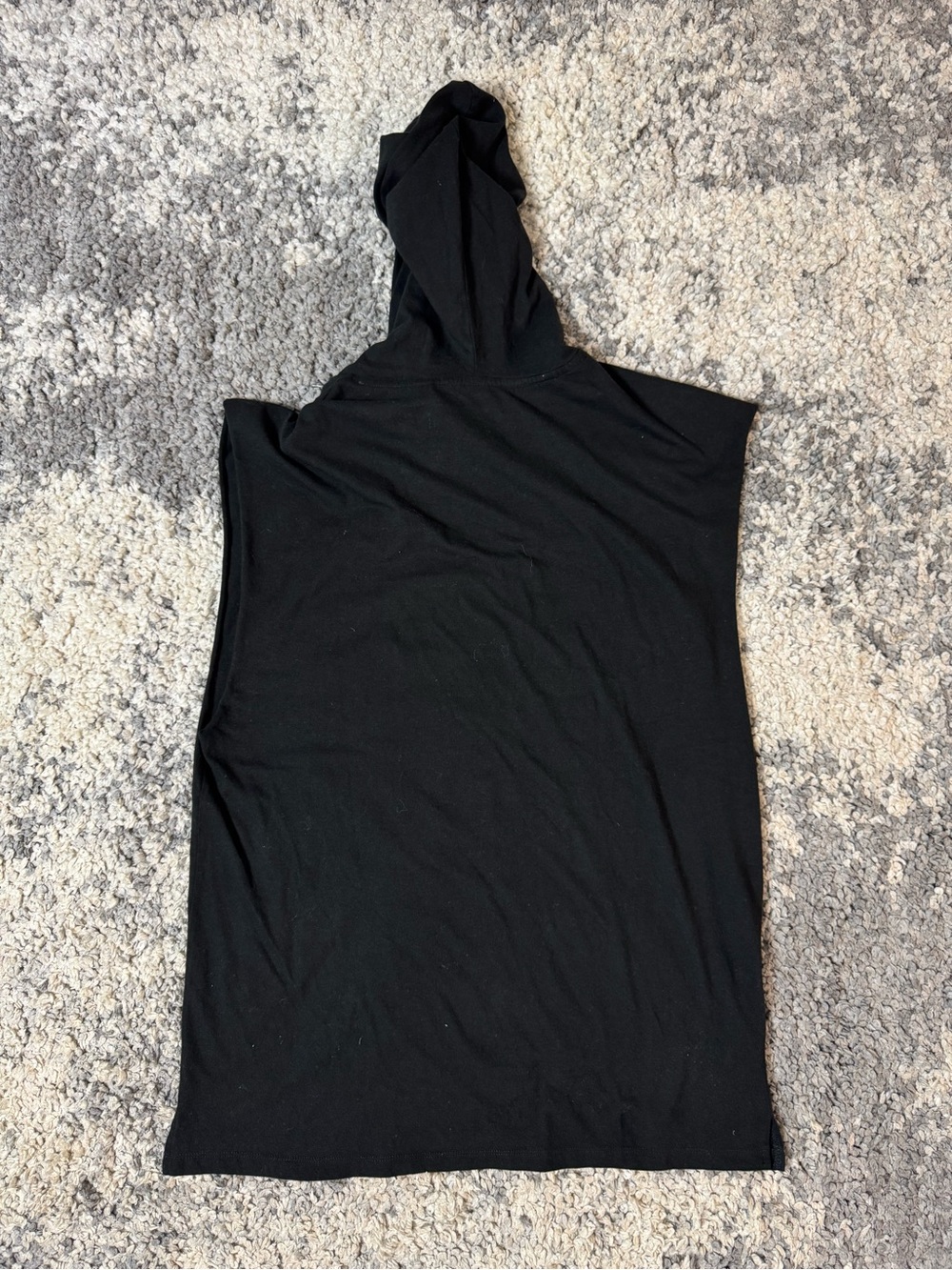 GUESS, Men’s Black Sleeveless Hooded Tank Top, Jagger Washed Hoodie, Black, L - Picture 10 of 10